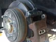 old and rusted.