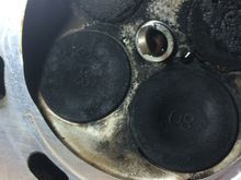 Cylinder one on the head ( same exact spot)