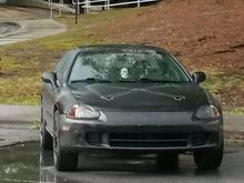 When it rains, i get an idea of how it would look glossy. I, personally, don't like it.