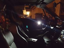 Driver side shot with the driver side maplight finally on and working.
