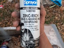Wire brushed the rust off after sitting in evaporust then primerd with zinc rich primer..