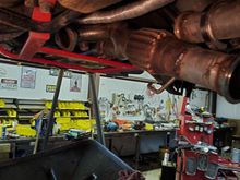 Cant believe it came out without needing to remove that lower suframe brace!
