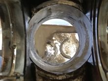 D16Y7 cylinder sleeve with some scrapes but looks OK to sleeve?