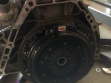 Comp 6 puck unsprung, and oem itr flywheel