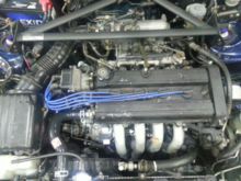 Added a 3 point password jdm strut bar and a big thanks to typer__490 for giving me his freshly powder coated DC headers