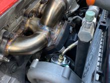 Manifold secured.. ARP Exhaust Manifold Bolts along with the Stage 8 Hardware 