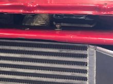 I used the bumper guard to mount the intercooler.