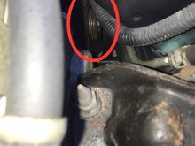 Pulley missing belt?