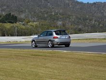17 x 6 Lenso Proton Satria GTi at Baskerville Hill Climb Tasmania Australia
