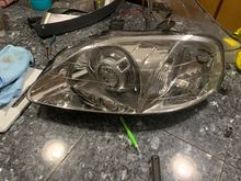 So took the parts and put them in these housings. 