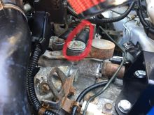 This is the one that needs to be moved for a K-series shifter.