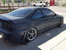 My husband bad azz Civic (Posted Pictures)