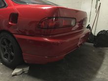 Just a  tease only 2 bolts holding the front n rear bumper