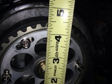 Adjustable looks about the same, honestly it was a tough angle so it may look like an 1/8 off but it's the same