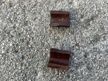 How I found it broken in half.