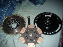 lightweight flywheel and ceramic clutch
