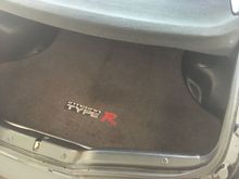 Trunk mat in good shape, minus some stains.