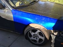 Replacement Fender before painting.