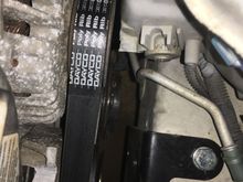Pretty tight clearance between the alternator and headlight
