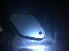 First hole drilled