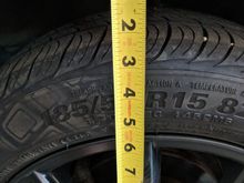 Fender/tire gap after.