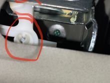 Plastic part that won't let me remove the existing one, and I am afraid of breaking!