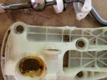And the shift lever is out!