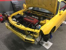 Crash bar installed.