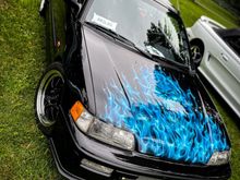 At the fathers day car show that I made it to just in time!
