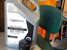 Did an oil change too. Trying out amazon's oil