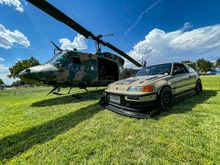 Took a picture a with Huey!