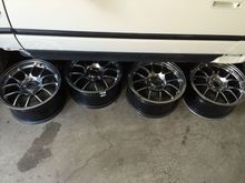 Also sold my axis og san rims to my bro. They fit way better on his dc. Picked up these 949 racing 6UL wheels in 16x8 +36 nickel finish