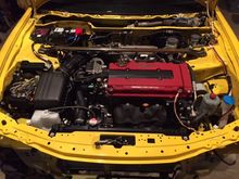 Finished Product I love It!!! Another JDM Piece you may notice is the Integra Type-Rx Carbon Spark Plug Wire Cover with all new grounds throughout the engine bay.