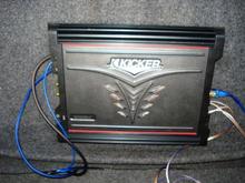 Eg sedan kicker 300.1 mono amp on rear seat back