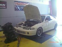 on the dyno