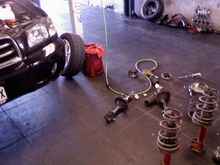 STi suspension install