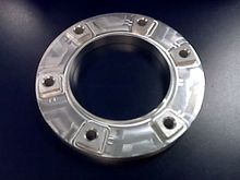 Gas tank pump fitting completed