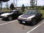 My 89 4 door and joshes C-REX