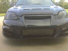 6 22 11 new mesh in front end and headlights