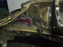 Welding in a patch