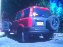 Painted bumpers and hatch.. Clean!