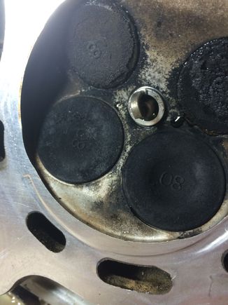 Cylinder one on the head ( same exact spot)