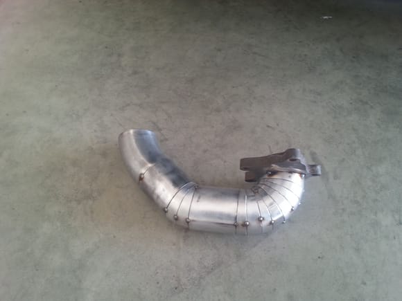 Started downpipe