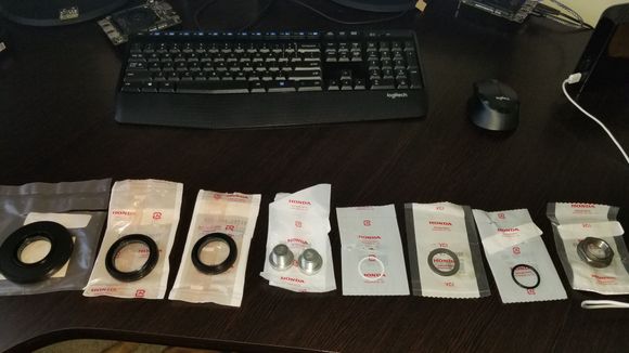 All the original Honda spare parts are Here to for rear diff rebuild