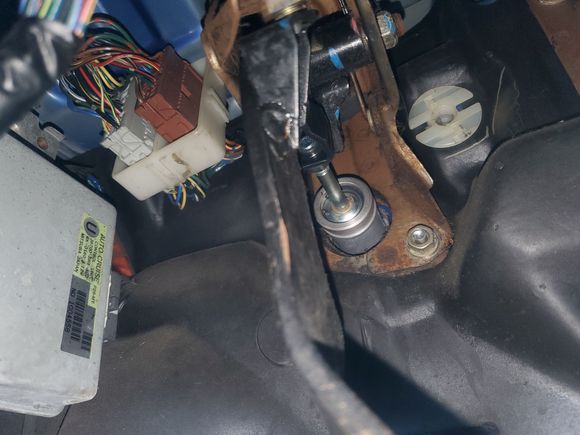 As you can see, the JB Tuned spacer is too thick, which doesnt allow enough threads to engage on the 2 bolts.  So hopefully JB Tuned will send another one out thats about 1/4" thinner or Ill need to go to the machine shop and spend more money.