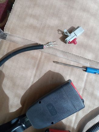 Removed the the oem plug housing 