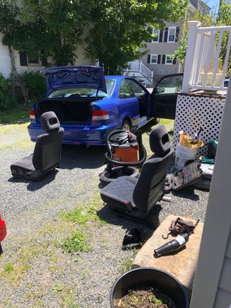 Needed a good cleaning/ vacuum
