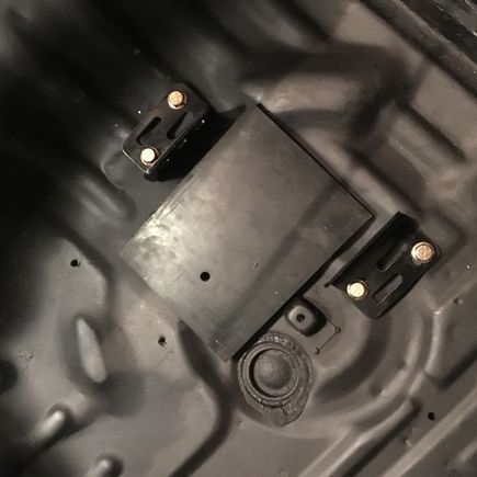 Some new brackets I found to mount the battery more securely, and 1/2” rubber pad for underneath. 