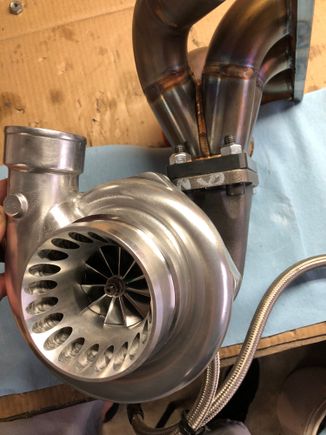 My goals for this car as of now are based around drag and roll racing. I ended up getting a vsracing gtx3582r turbo, or at least that’s what they call it lol. If you know anything about the sloppy mechanics community then you know many people have ran these turbos with success. It’s oil and water cooled, and came with a .82ar 3” v-band exit exhaust side. You know me so I’ll keep it real with my actual real world results. If this turbo ends up sucking you’ll definitely hear about it lol. 