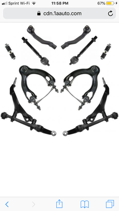 This is a steering and suspension kit for a 94 Integra 